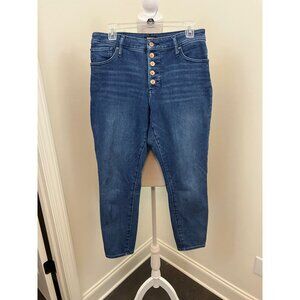 Express Blue Jeans Curvy Skinny Size 12/R
